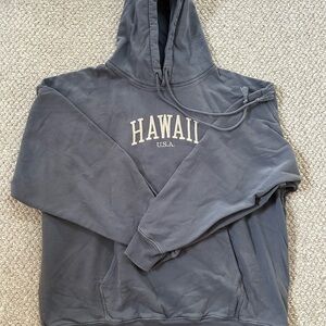 Hawaii U.S.A. Blue Hoodie